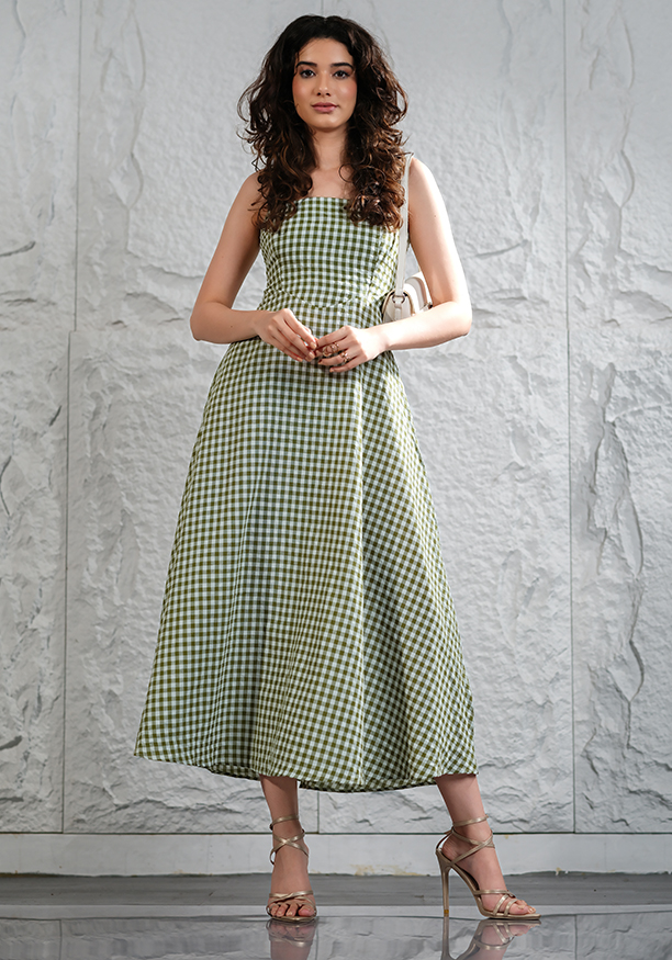 HAILEY GREEN DRESS